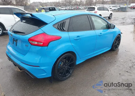 2017 Ford Focus Rs из США, поврежденный, VIN WF0DP3TH1H4121900